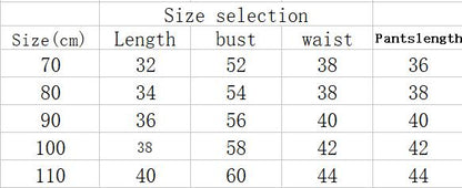 New Children Cartoon Printed Casual Suit