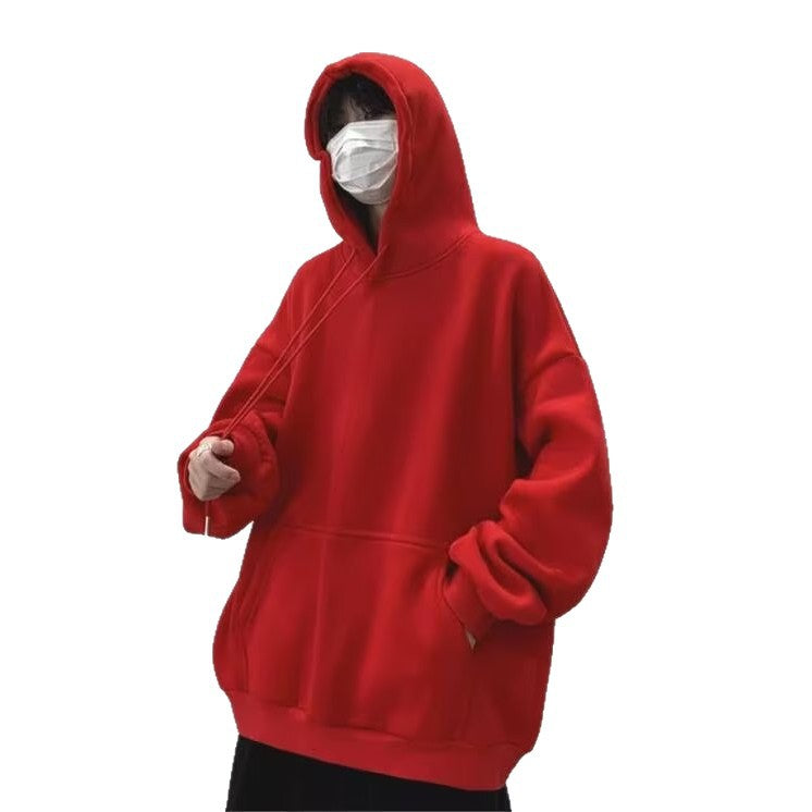 Men's Loose-fitting Pullover Hoodie