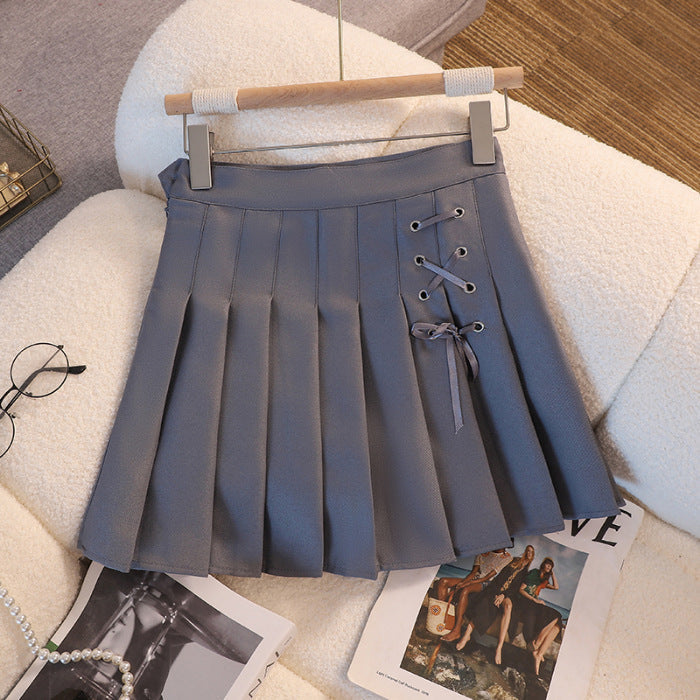 Versatile Strap White Skirt For Women