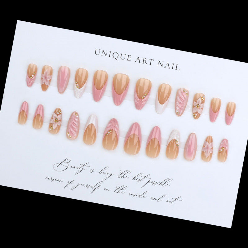French Carved 3D Wearable Nails