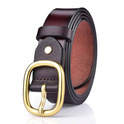 Women's New Genuine Leather Belt