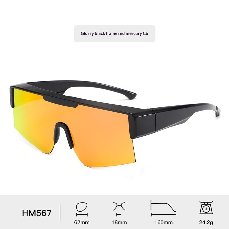 Colorful Cycling Sunglasses With A Case