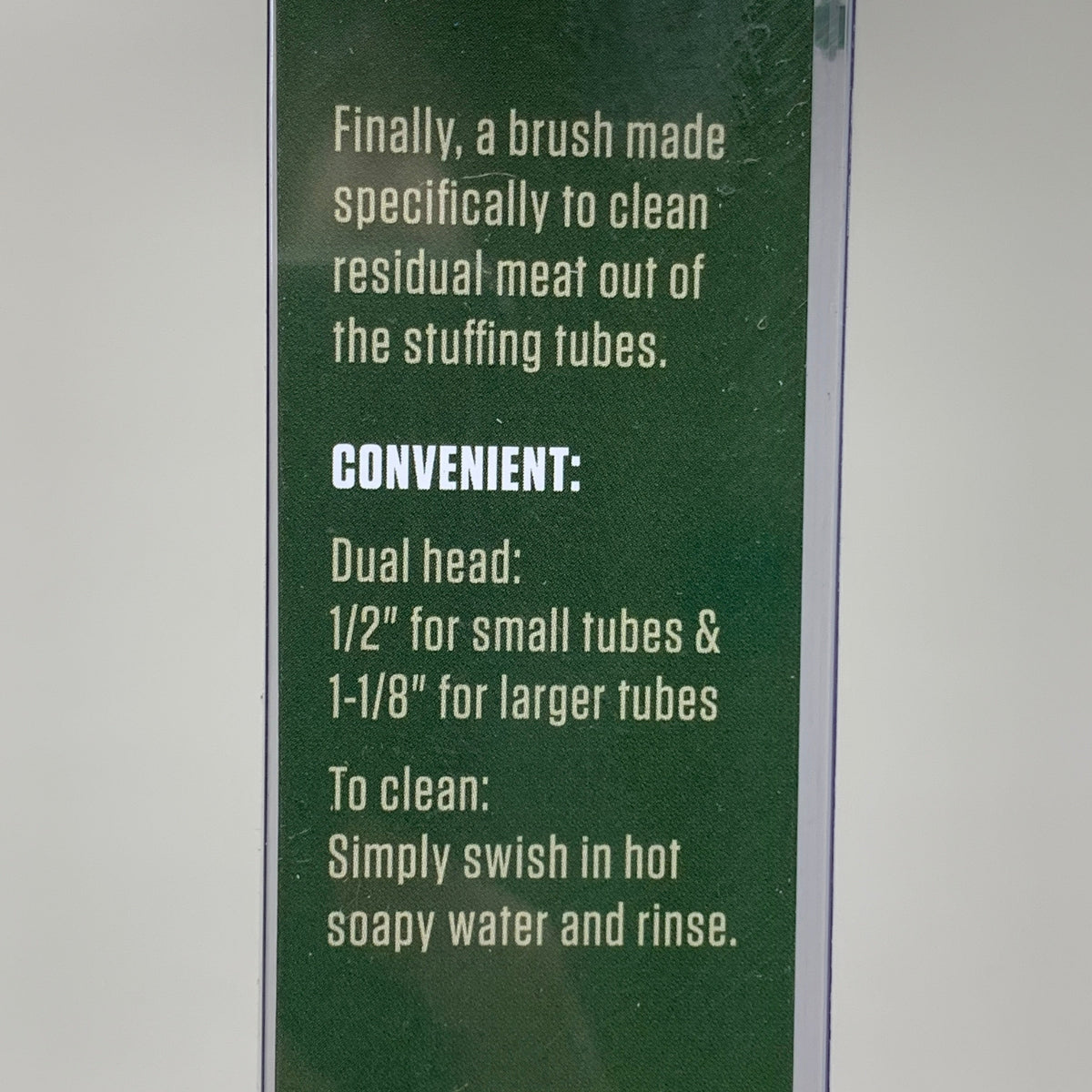 LEM (2 PACK) Tube Cleaning Brush Dual Head for Small or Larger Tubes Scilicone 1360