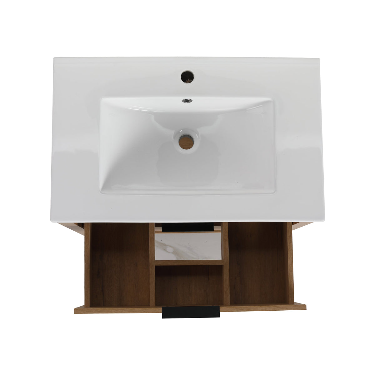 30 Inch Bathroom Vanity Plywood With 2 Drawers-BVB01030IMO-BL9075B