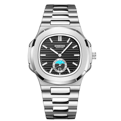 New Retro Steel Belt Quartz Watch Waterproof Leisure All-match