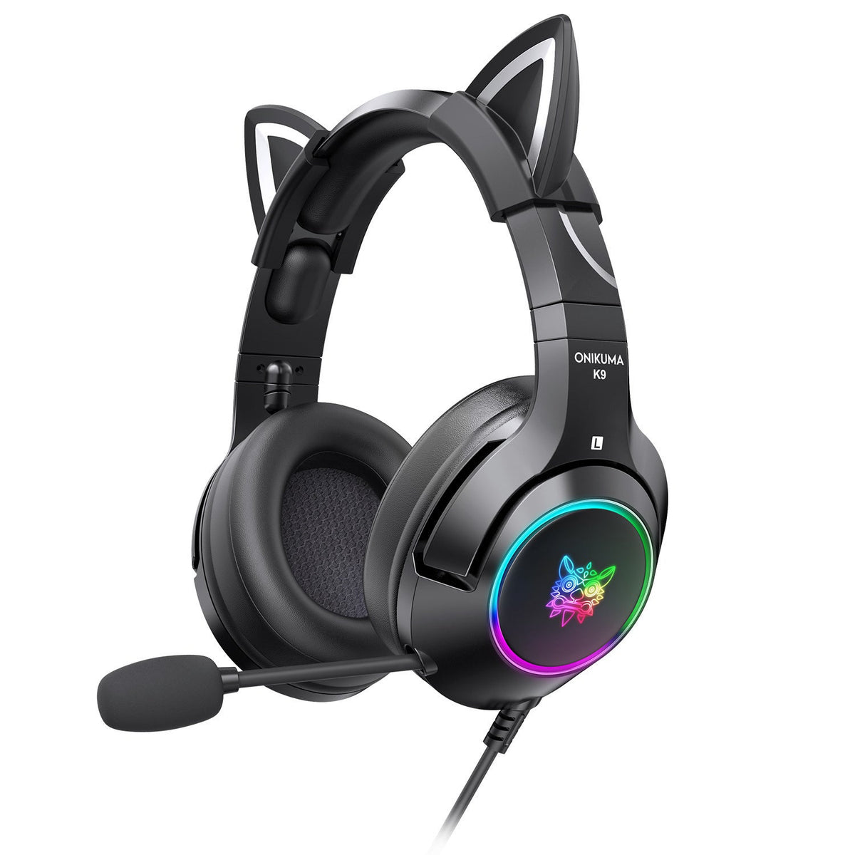 Head Mounted Wired Gaming Headset for Girls