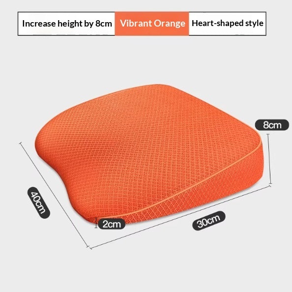 Car Height-adjusting Cushion Thickened Sloped Pad For The Drivers Seat