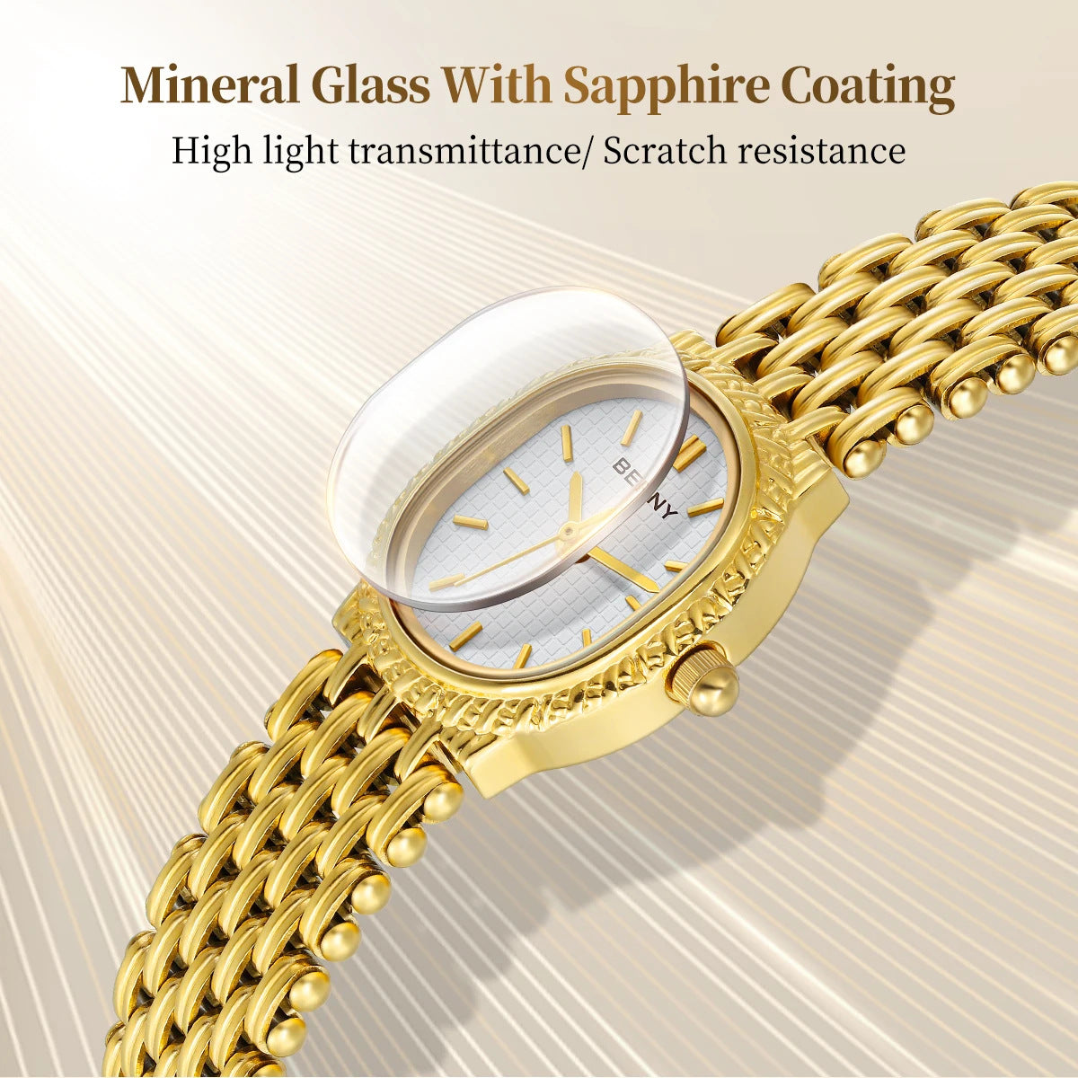 High-end Watch Women's High-grade Waterproof Niche Retro