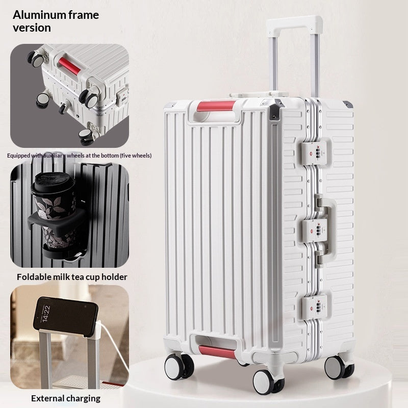 Travel Aluminum-frame Trolley With Combination Lock