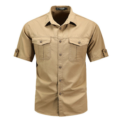 Men Short Sleeve High-end Shirt