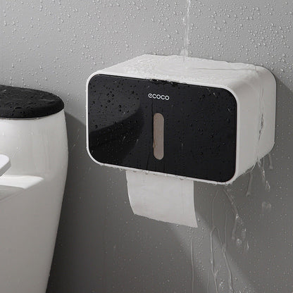 Wall-mounted non-perforated sanitary paper box