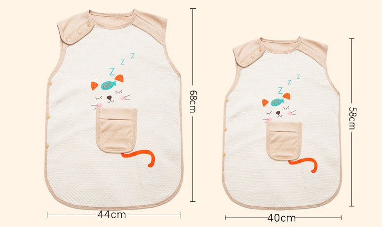 Baby vest type sleeping bag