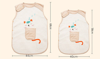 Baby vest type sleeping bag