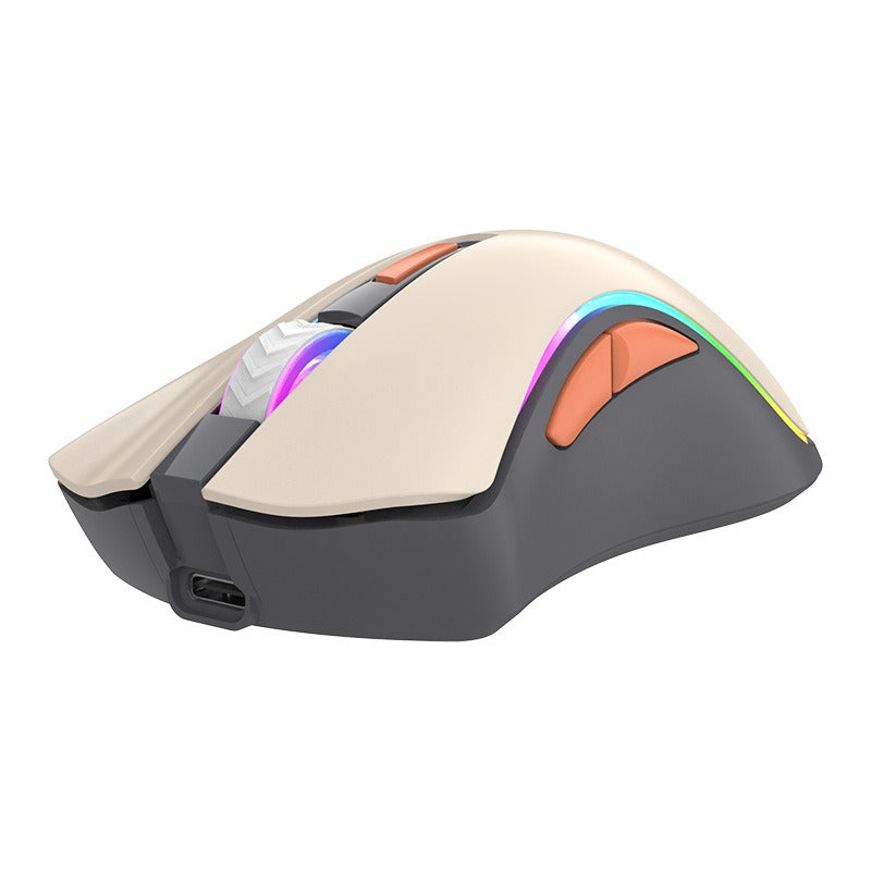 Wireless 2.4G Bluetooth dual-mode mouse rechargeable computer mute office gaming mouse