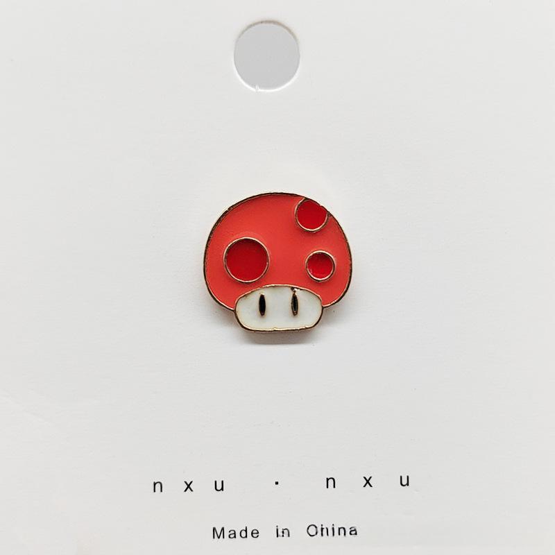 Creative And Adorable Brooches In Various Designs Featuring Animals, Flowers, And Fruits