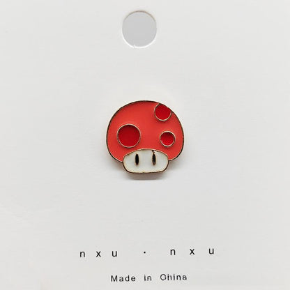 Creative And Adorable Brooches In Various Designs Featuring Animals, Flowers, And Fruits