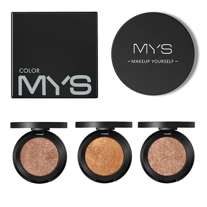 MYS Face Makeup Powder Palette: 6 Shades, Waterproof
