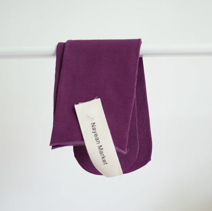 Candy Color Combed Cotton Tube Socks