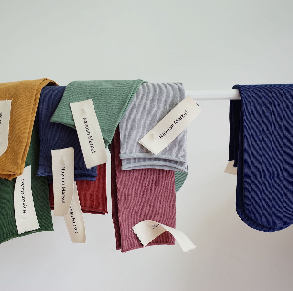 Candy Color Combed Cotton Tube Socks
