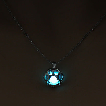 Animal night light necklace
