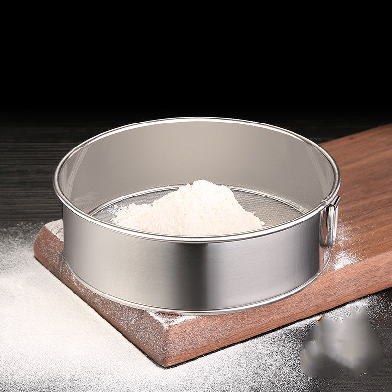 Stainless steel sieve baking tool