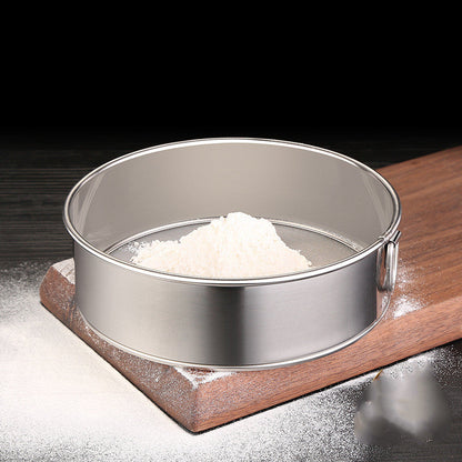 Stainless steel sieve baking tool