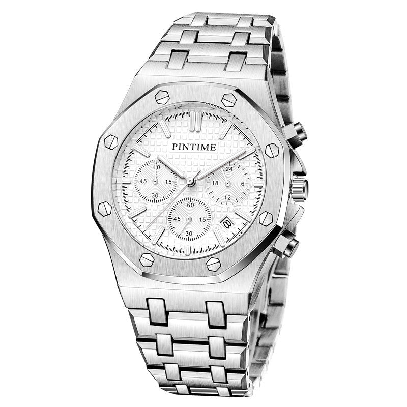 Six-pin Business Casual Fashion Waterproof Quartz Watch