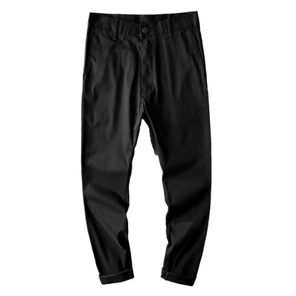Men's Cotton Slim Fit Stretch Skinny Trousers