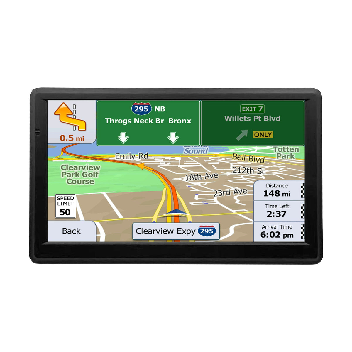 Portable 7 Inch Car GPS Navigator HD
