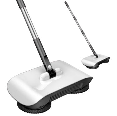 Hand Push Sweeper All In One Broom Mop Dustpan Floor Cleaner