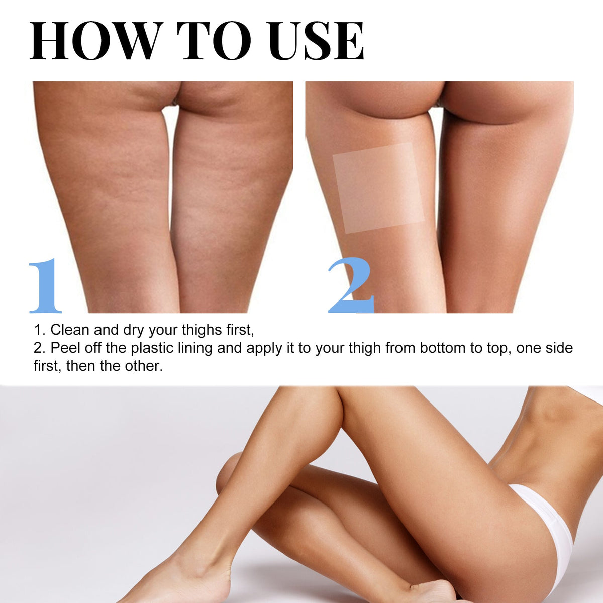 Thigh Lift Tape, Lift Leg Muscle Shaping Beautiful Leg Slimming Stick