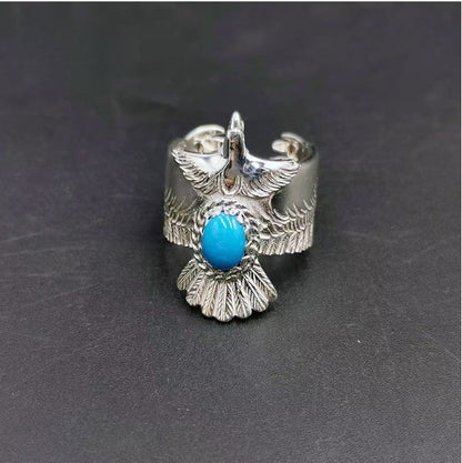 New Retro Versatile Eagle Ringtrendy For Both Men And Women