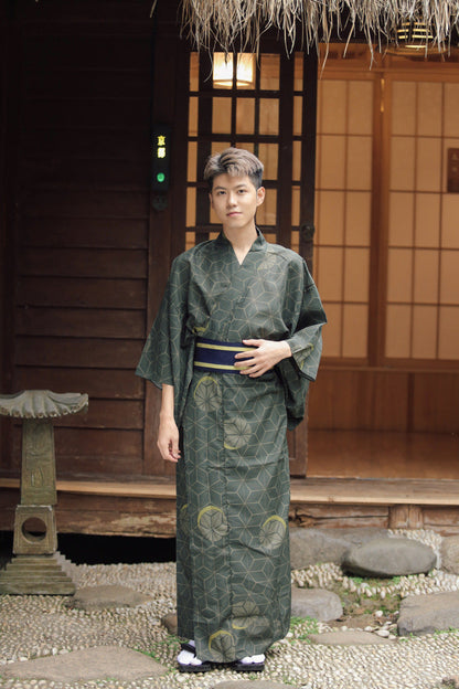Japanese Kimono Male Samurai Costume