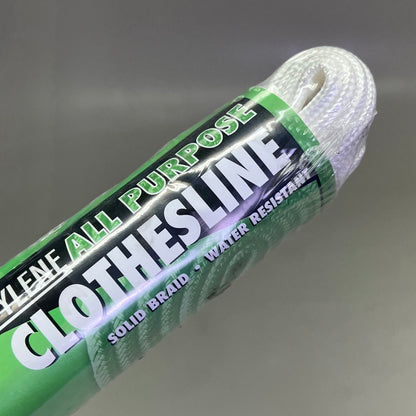 ROPE KING (2 PACK) Poly All-Purpose Clothesline 3/16" x 100' White POCL-100