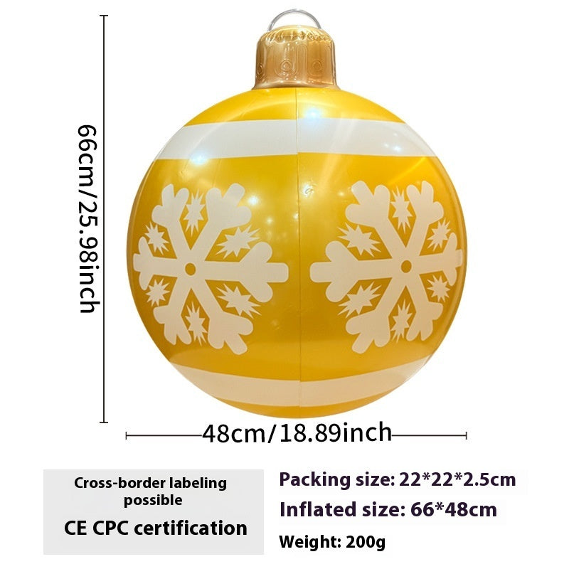 Inflatable Christmas Ball Outdoor Garden Christmas Decorations
