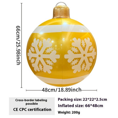 Inflatable Christmas Ball Outdoor Garden Christmas Decorations