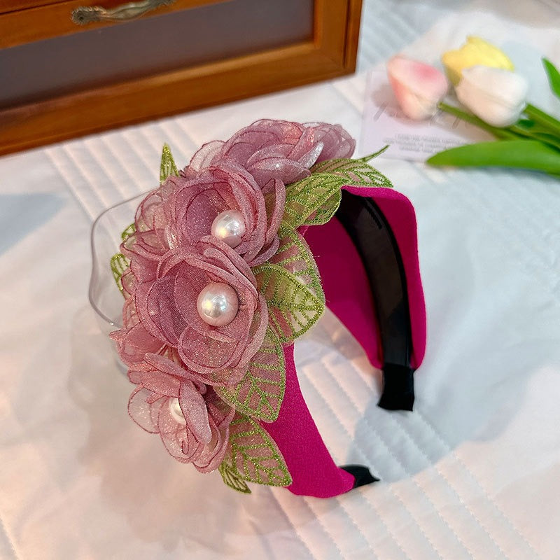 Fashionable handmade flower headbands