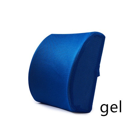 Breathable Ice Mesh Memory Foam Car Waist Cushion