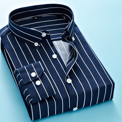 Business Dress Long Sleeve Men's Shirt