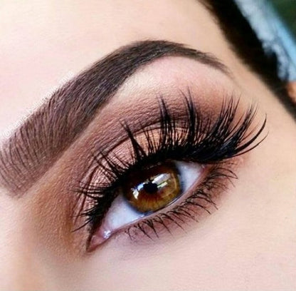 Handmade 3D Mink Full Strip False Eyelashes - Family