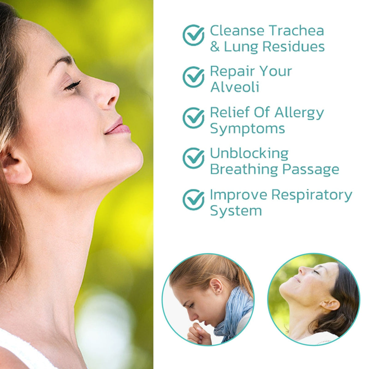 Body Cleansing Spray for Throat Dryness, Itching, Cough, and Snoring Relief