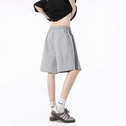 American Vintage Stripe Sports Shorts Men