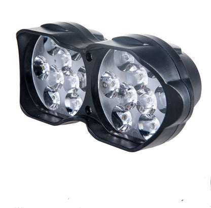 L15 Motorcycle LED Headlights 9-85V Double Bead Spotlights