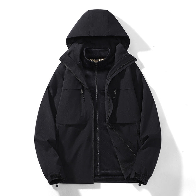 Men's And Women's Three-in-one Spring And Autumn Windproof