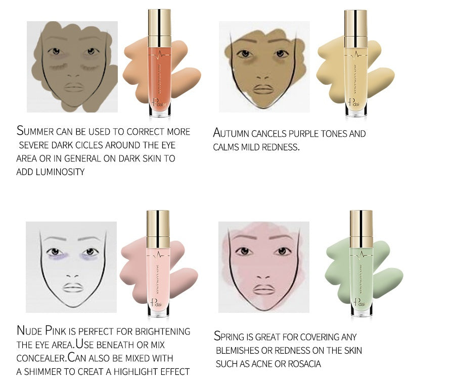 Pudaier Moisturizing Foundation - Long-lasting Concealer