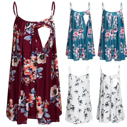 Maternity suspender dress