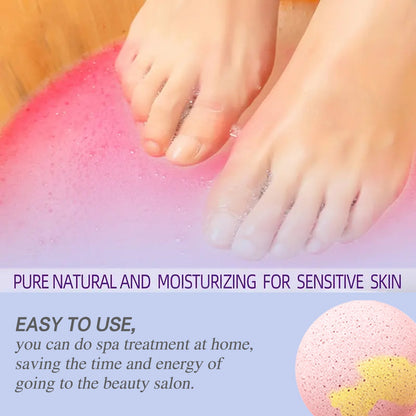 Foot Bath Ball, Moisturizing, Repairing, Anti-Cracking, Peeling, Cleaning, Relieving Physical Discomfort, Dispelling Cold And Dampness