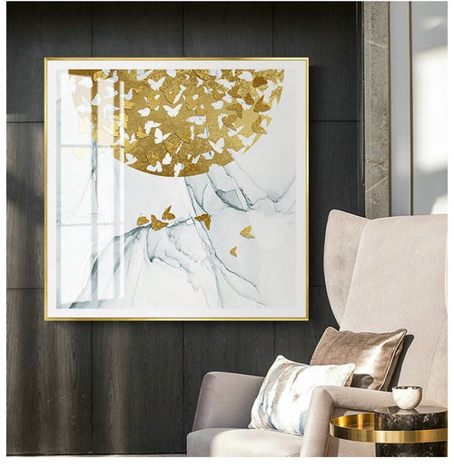 Living room model room decoration painting