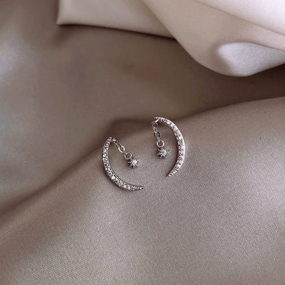 Zircon Moon Earrings Xingyue Earrings Earrings
