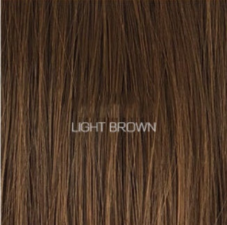 Oblique bangs short straight hair hood